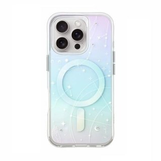 Etui UNIQ Coehl Celest Magnetic Charging na iPhone 16 Pro - opalizujące