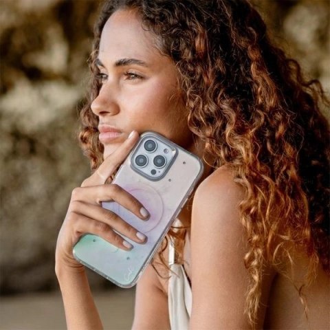 Etui UNIQ Coehl Celest Magnetic Charging na iPhone 16 Pro - opalizujące Etui UNIQ Coehl Celest Magnetic Charging na iPhone 16 Pro - opalizujące