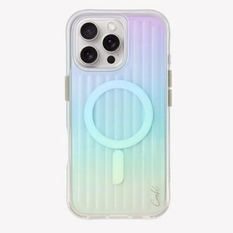Etui UNIQ Coehl Linear Magnetic Charging na iPhone 16 Pro Max - opalizujące Etui UNIQ Coehl Linear Magnetic Charging na iPhone 16 Pro Max - opalizujące