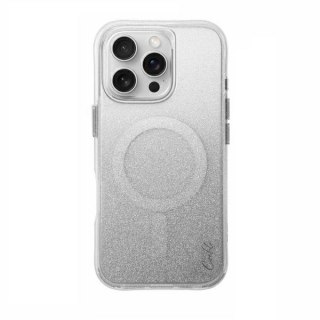 Etui UNIQ Coehl Lumino Magnetic Charging na iPhone 16 Pro - srebrne