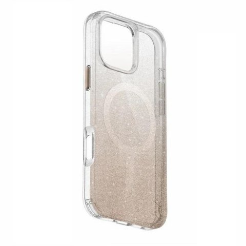 Etui UNIQ Coehl Lumino Magnetic Charging na iPhone 16 Pro - złote Etui UNIQ Coehl Lumino Magnetic Charging na iPhone 16 Pro - złote