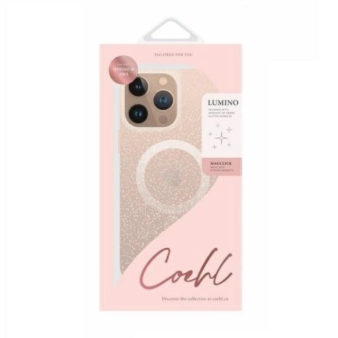 Etui UNIQ Coehl Lumino Magnetic Charging na iPhone 16 Pro - złote Etui UNIQ Coehl Lumino Magnetic Charging na iPhone 16 Pro - złote
