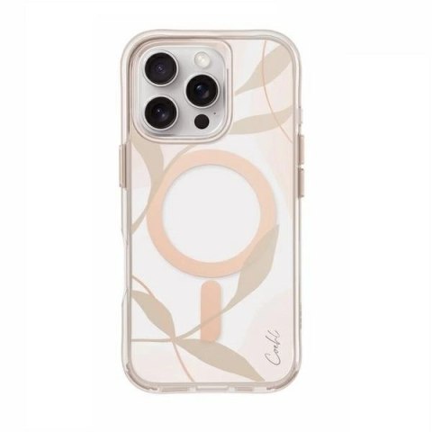 Etui UNIQ Coehl Verdure Magnetic Charging na iPhone 16 Pro - przezroczyste Etui UNIQ Coehl Verdure Magnetic Charging na iPhone 16 Pro - przezroczyste