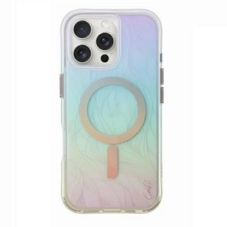 Etui UNIQ Coehl Willow Magnetic Charging na iPhone 16 Pro Max - opalizujące