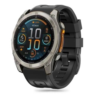 Pasek Tech-Protect Silicone do Garmin Fenix 5X / 5X Plus / 6X / 6X Pro / 7X / 8 (51 mm) - czarny