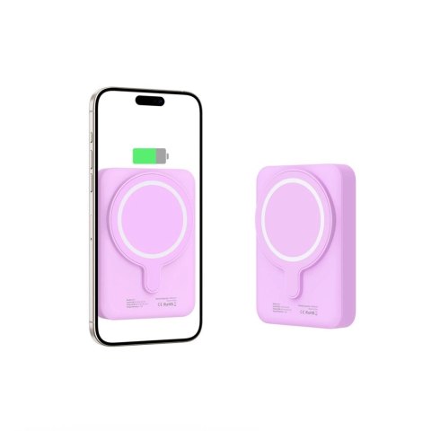 Powerbank Tech-Protect LifeMag MagSafe PB11 10000 mAh - różowy Powerbank Tech-Protect LifeMag MagSafe PB11 10000 mAh - różowy