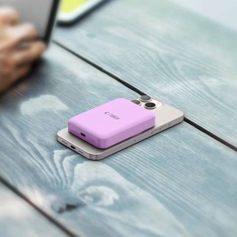 Powerbank Tech-Protect LifeMag MagSafe PB11 10000 mAh - różowy Powerbank Tech-Protect LifeMag MagSafe PB11 10000 mAh - różowy