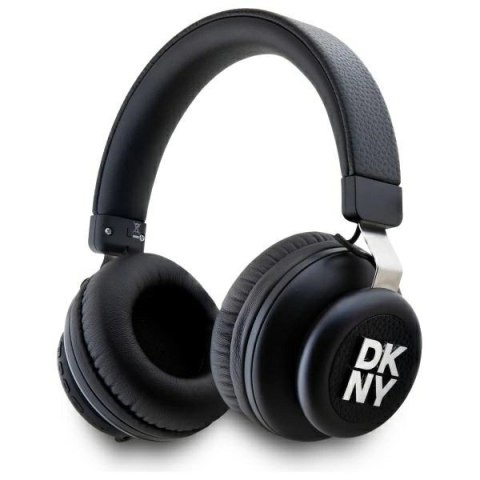 Słuchawki nauszne DKNY Metal Logo Bluetooth - czarne Słuchawki nauszne DKNY Metal Logo Bluetooth - czarne