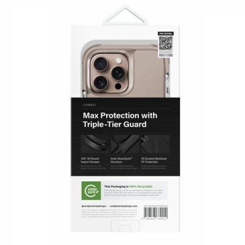 Etui UNIQ Combat Magclick Charging na iPhone 16 Pro Max - złote Etui UNIQ Combat Magclick Charging na iPhone 16 Pro Max - złote