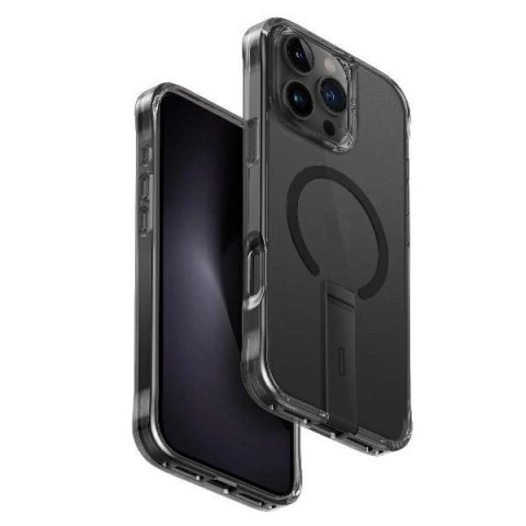 Etui UNIQ Eleva with Vertica Stand na iPhone 16 Pro Max - czarne Etui UNIQ Eleva with Vertica Stand na iPhone 16 Pro Max - czarne