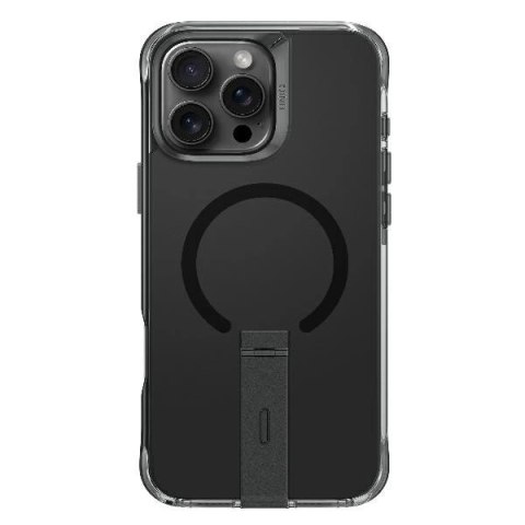 Etui UNIQ Eleva with Vertica Stand na iPhone 16 Pro Max - czarne Etui UNIQ Eleva with Vertica Stand na iPhone 16 Pro Max - czarne