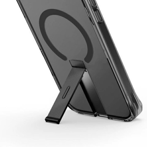 Etui UNIQ Eleva with Vertica Stand na iPhone 16 Pro - czarne Etui UNIQ Eleva with Vertica Stand na iPhone 16 Pro - czarne