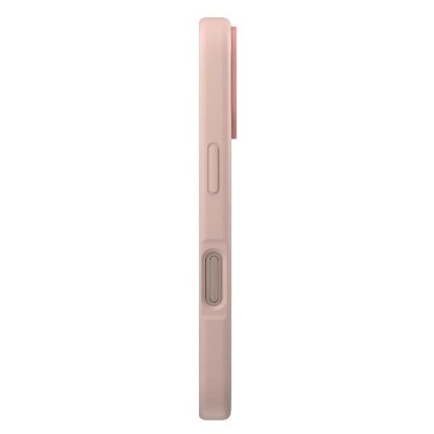 Etui UNIQ Lino Hue Magclick Charging na iPhone 16 Pro Max - różowe