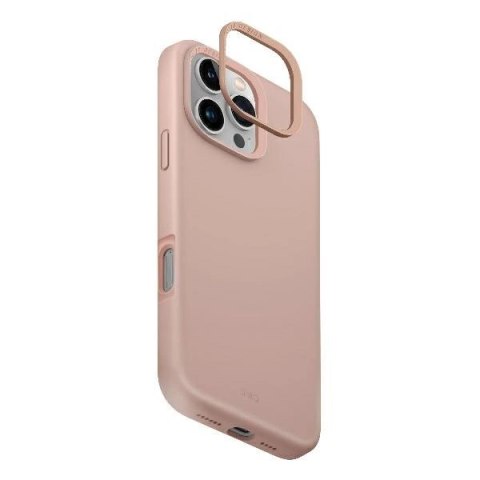 Etui UNIQ Lino Hue Magclick Charging na iPhone 16 Pro - różowe Etui UNIQ Lino Hue Magclick Charging na iPhone 16 Pro - różowe