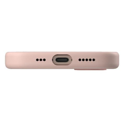 Etui UNIQ Lino Hue Magclick Charging na iPhone 16 Pro - różowe Etui UNIQ Lino Hue Magclick Charging na iPhone 16 Pro - różowe