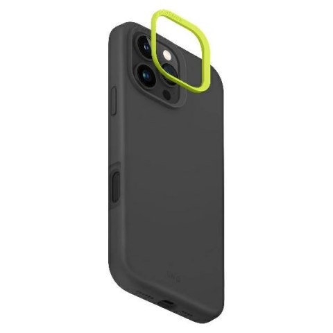 Etui UNIQ Lino Hue Magclick Charging na iPhone 16 Pro - szare Etui UNIQ Lino Hue Magclick Charging na iPhone 16 Pro - szare