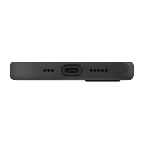 Etui UNIQ Lino Hue Magclick Charging na iPhone 16 Pro - szare Etui UNIQ Lino Hue Magclick Charging na iPhone 16 Pro - szare