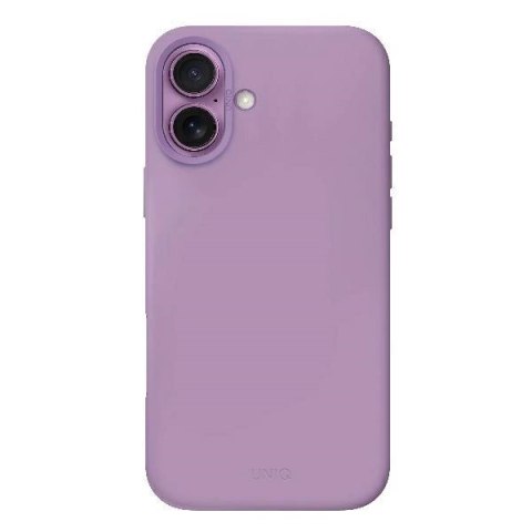 Etui UNIQ Lino Hue Magclick Charging na iPhone 16 - różowe Etui UNIQ Lino Hue Magclick Charging na iPhone 16 - różowe