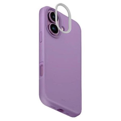 Etui UNIQ Lino Hue Magclick Charging na iPhone 16 - różowe Etui UNIQ Lino Hue Magclick Charging na iPhone 16 - różowe