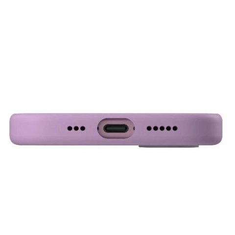 Etui UNIQ Lino Hue Magclick Charging na iPhone 16 - różowe Etui UNIQ Lino Hue Magclick Charging na iPhone 16 - różowe