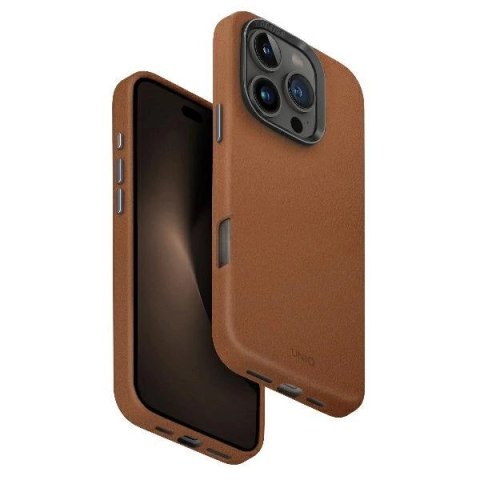 Etui UNIQ Lyden Magclick Charging na iPhone 16 Pro - karmelowe Etui UNIQ Lyden Magclick Charging na iPhone 16 Pro - karmelowe