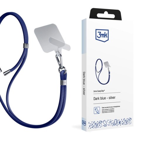 Smycz do smartfona 3mk EasyClip - niebieska
