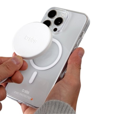 Etui SBS D3O MagSafe do iPhone 15 Pro - przezroczyste