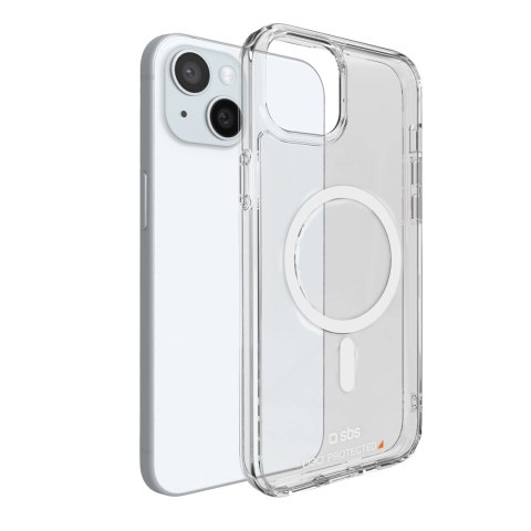 Etui SBS D3O MagSafe do iPhone 15 - przezroczyste