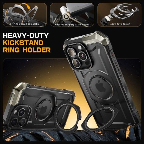 Etui Supcase UB Grip Mag z MagSafe na iPhone 16 Pro - czarne Etui Supcase UB Grip Mag z MagSafe na iPhone 16 Pro - czarne