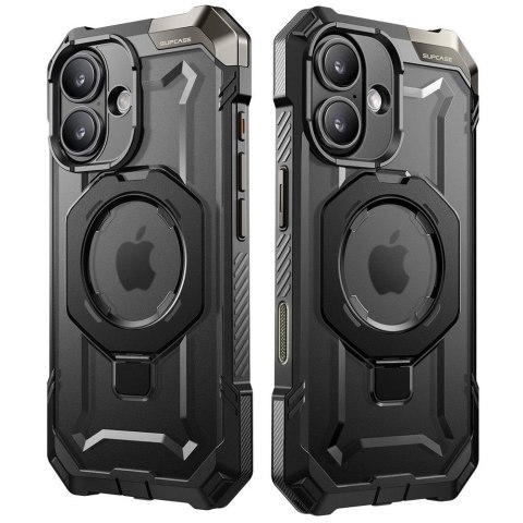 Etui Supcase UB Grip Mag z MagSafe na iPhone 16 - czarne Etui Supcase UB Grip Mag z MagSafe na iPhone 16 - czarne