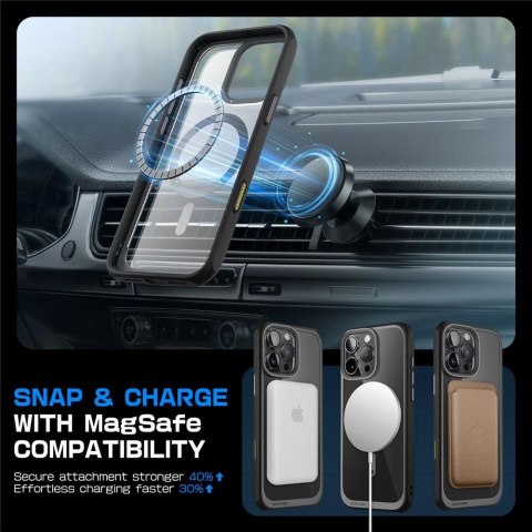 Etui Supcase UB Mag z MagSafe na iPhone 16 Pro Max - czarne Etui Supcase UB Mag z MagSafe na iPhone 16 Pro Max - czarne