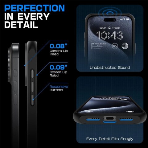 Etui Supcase UB Mag z MagSafe na iPhone 16 Pro Max - czarne Etui Supcase UB Mag z MagSafe na iPhone 16 Pro Max - czarne