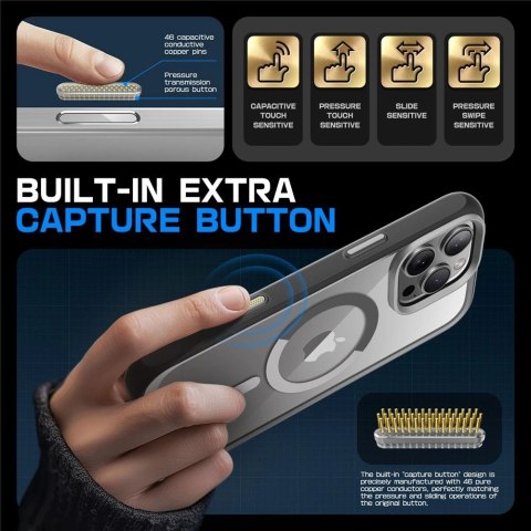 Etui Supcase UB Mag z MagSafe na iPhone 16 Pro Max - szare Etui Supcase UB Mag z MagSafe na iPhone 16 Pro Max - szare