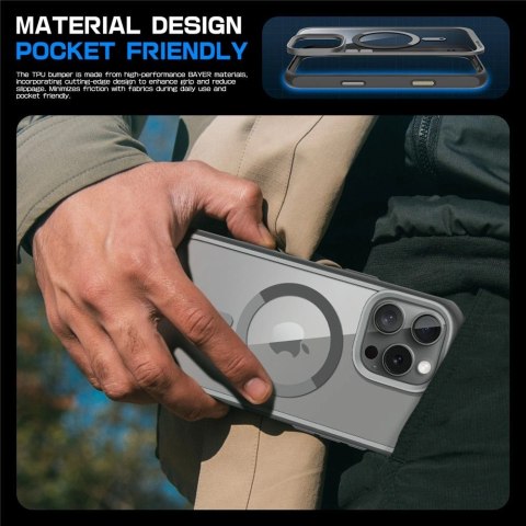 Etui Supcase UB Mag z MagSafe na iPhone 16 Pro Max - szare Etui Supcase UB Mag z MagSafe na iPhone 16 Pro Max - szare