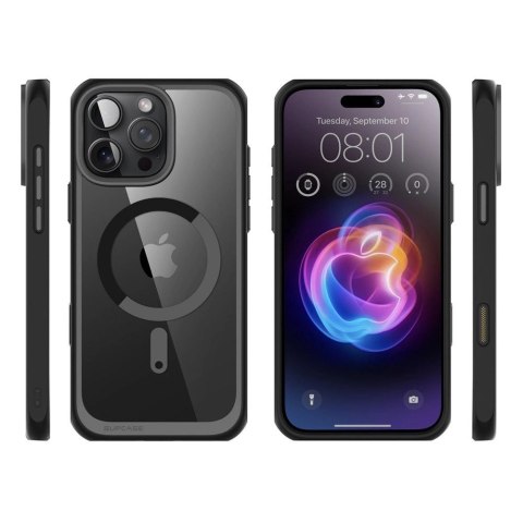 Etui Supcase UB Mag z MagSafe na iPhone 16 Pro - czarne Etui Supcase UB Mag z MagSafe na iPhone 16 Pro - czarne