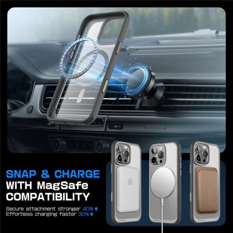 Etui Supcase UB Mag z MagSafe na iPhone 16 Pro - szare Etui Supcase UB Mag z MagSafe na iPhone 16 Pro - szare