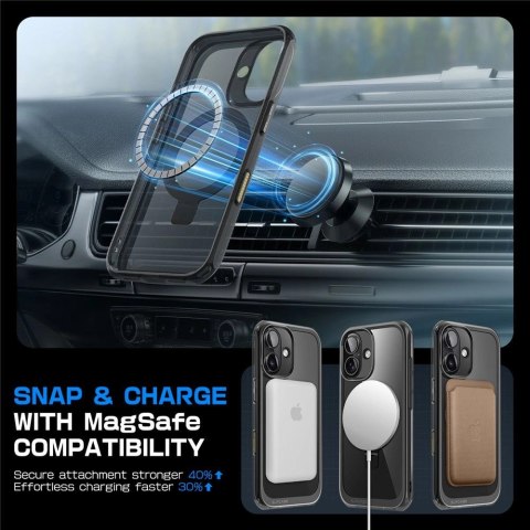 Etui Supcase UB Mag z MagSafe na iPhone 16 - czarne