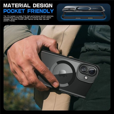 Etui Supcase UB Mag z MagSafe na iPhone 16 - czarne