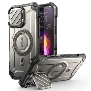 Etui Supcase UB XT Mag z MagSafe na iPhone 16 Pro - szare