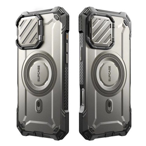 Etui Supcase UB XT Mag z MagSafe na iPhone 16 Pro - szare Etui Supcase UB XT Mag z MagSafe na iPhone 16 Pro - szare