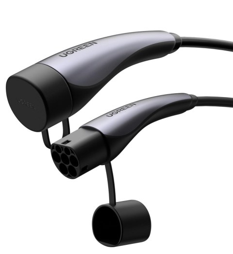 Kabel do ładowania samochodu elektrycznego Ugreen EV708 32A 22kW 5m IP55 - czarny Kabel do ładowania samochodu elektrycznego Ugreen EV708 32A 22kW 5m IP55 - czarny