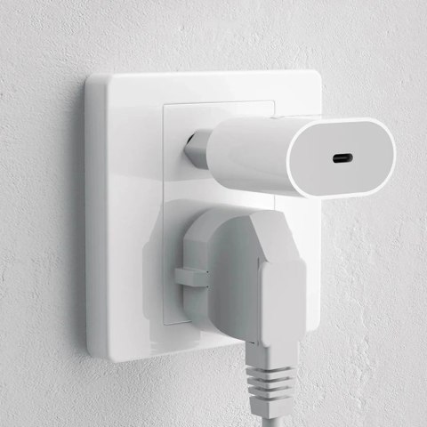 Ładowarka sieciowa Dudao A14EU PD 20W USB-C - biała Ładowarka sieciowa Dudao A14EU PD 20W USB-C - biała