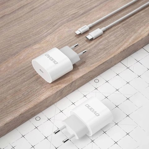 Ładowarka sieciowa Dudao A14EU PD 20W USB-C - biała Ładowarka sieciowa Dudao A14EU PD 20W USB-C - biała