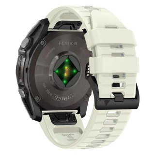 Pasek silikonowy Tech-Protect Silicone Line na Garmin Fenix 5 / 6 / 6 Pro / 7 / 8 (47 mm) / E - tytanowy