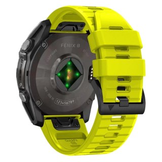 Pasek silikonowy Tech-Protect Silicone Line na Garmin Fenix 5 / 6 / 6 Pro / 7 / 8 (47 mm) / E - zielony