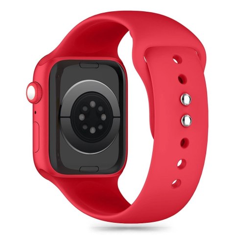 Pasek silikonowy Tech-Protect Silicone do Apple Watch 6 / 7 / 8 / 9 / 10 / SE / Ultra 1 / 2 (44/45/46/49 mm) - czerwony Pasek silikonowy Tech-Protect Silicone do Apple Watch 6 / 7 / 8 / 9 / 10 / SE / Ultra 1 / 2 (44/45/46/49 mm) - czerwony