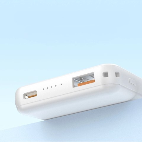 Powerbank Dudao K14S+ 10000mAh 20W USB-A / USB-C / MagSafe z podstawką - biały