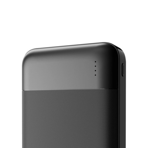 Powerbank Dudao K18-1W 10000mAh USB-A / USB-C / Micro USB - czarny