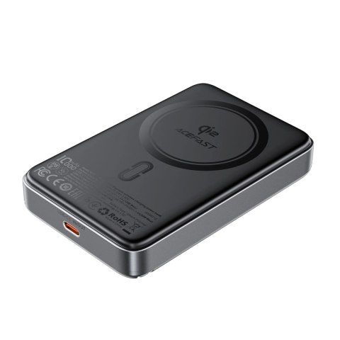Powerbank magnetyczny Acefast M11-10000 30W Qi2 z MagSafe - czarny Powerbank magnetyczny Acefast M11-10000 30W Qi2 z MagSafe - czarny
