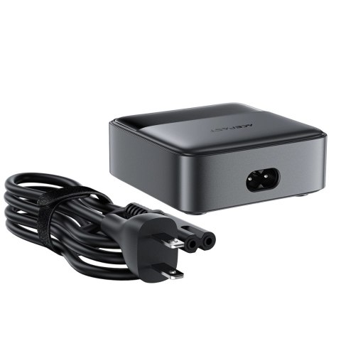 Stacja ładująca Acefast Z6 PD65W GaN (2 x USB-C + 2 x USB-A) z końcówką US - czarna Stacja ładująca Acefast Z6 PD65W GaN (2 x USB-C + 2 x USB-A) z końcówką US - czarna